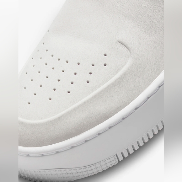 "NEW" Nike Air Force 1 Lover XX Women's 8 Off White/Light Silver - Picture 5 of 6